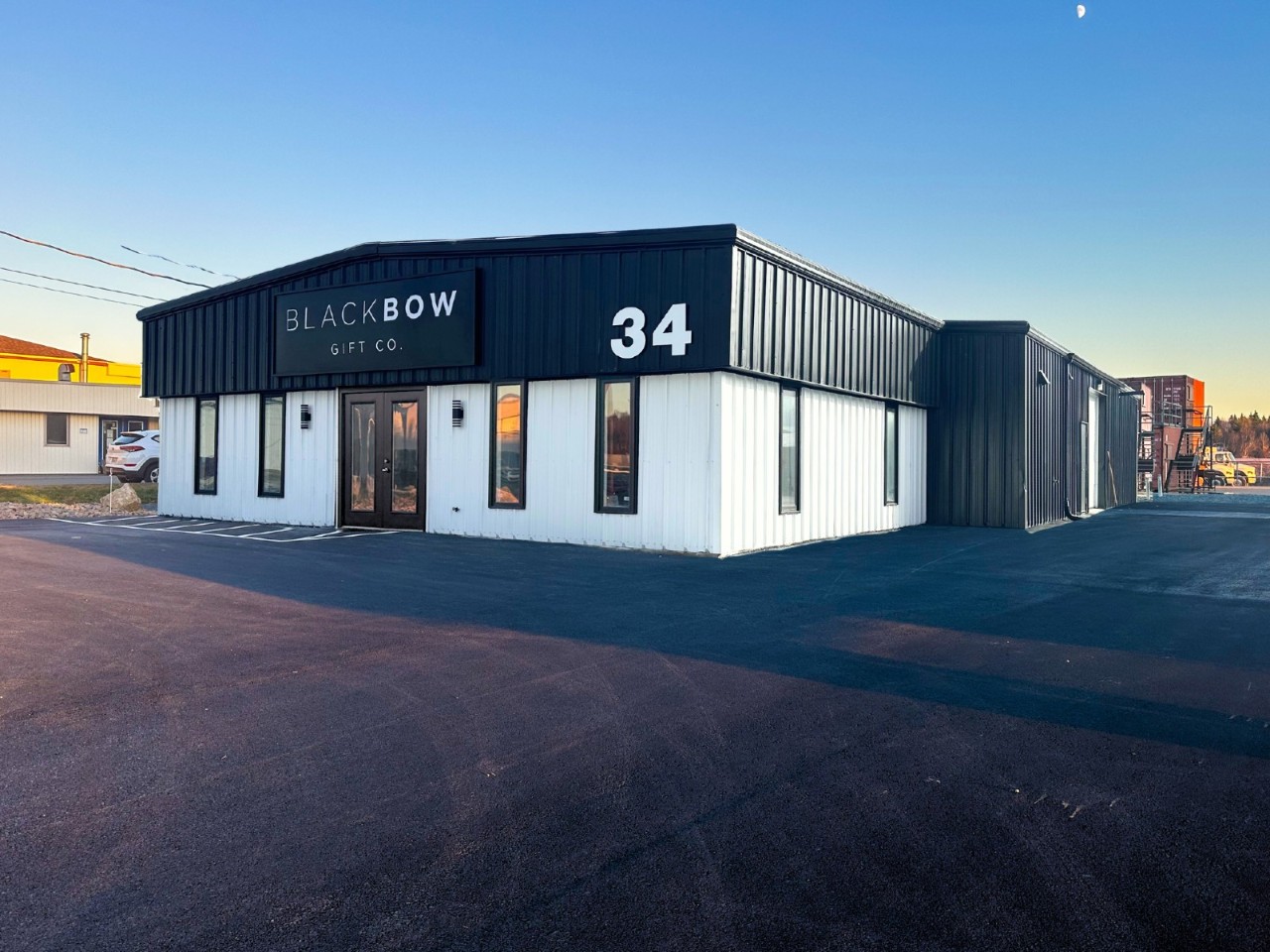 The exterior of the Black Bow Gift Co. studio in Dartmouth, N.S.