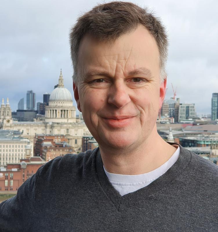Close-up of MacNeil in London.