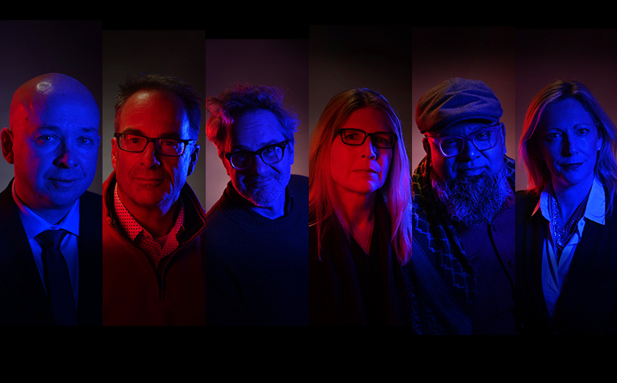 Left to right: Dal experts Robert Huish, Lorn Sheehan, Brian Bow, Teresa Cyrus, Ajay Parasram and Lisa Barrett.