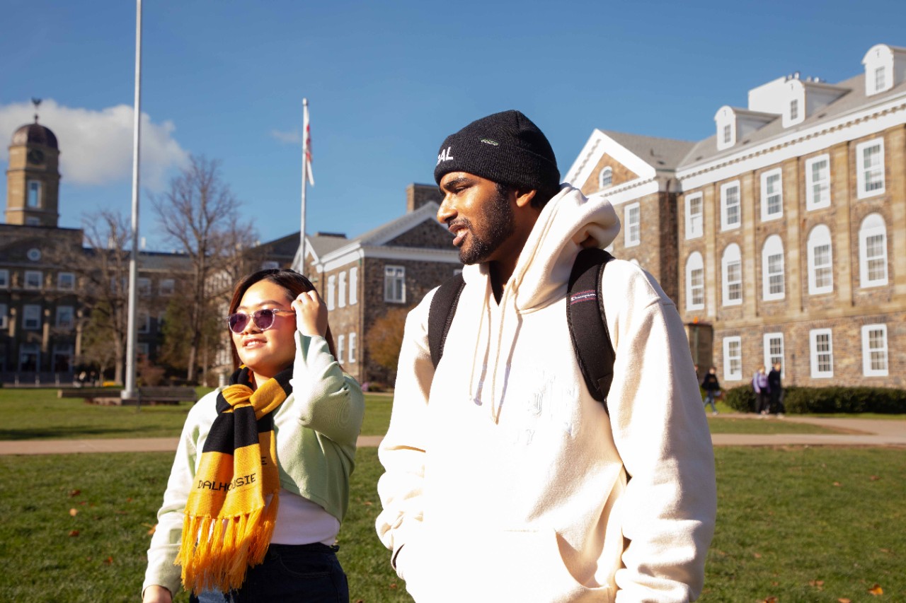 International Students at Dalhousie gather on campus. November 6, 2023.