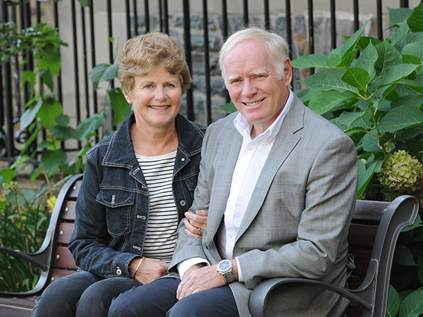 Legacy donors sitting on bench