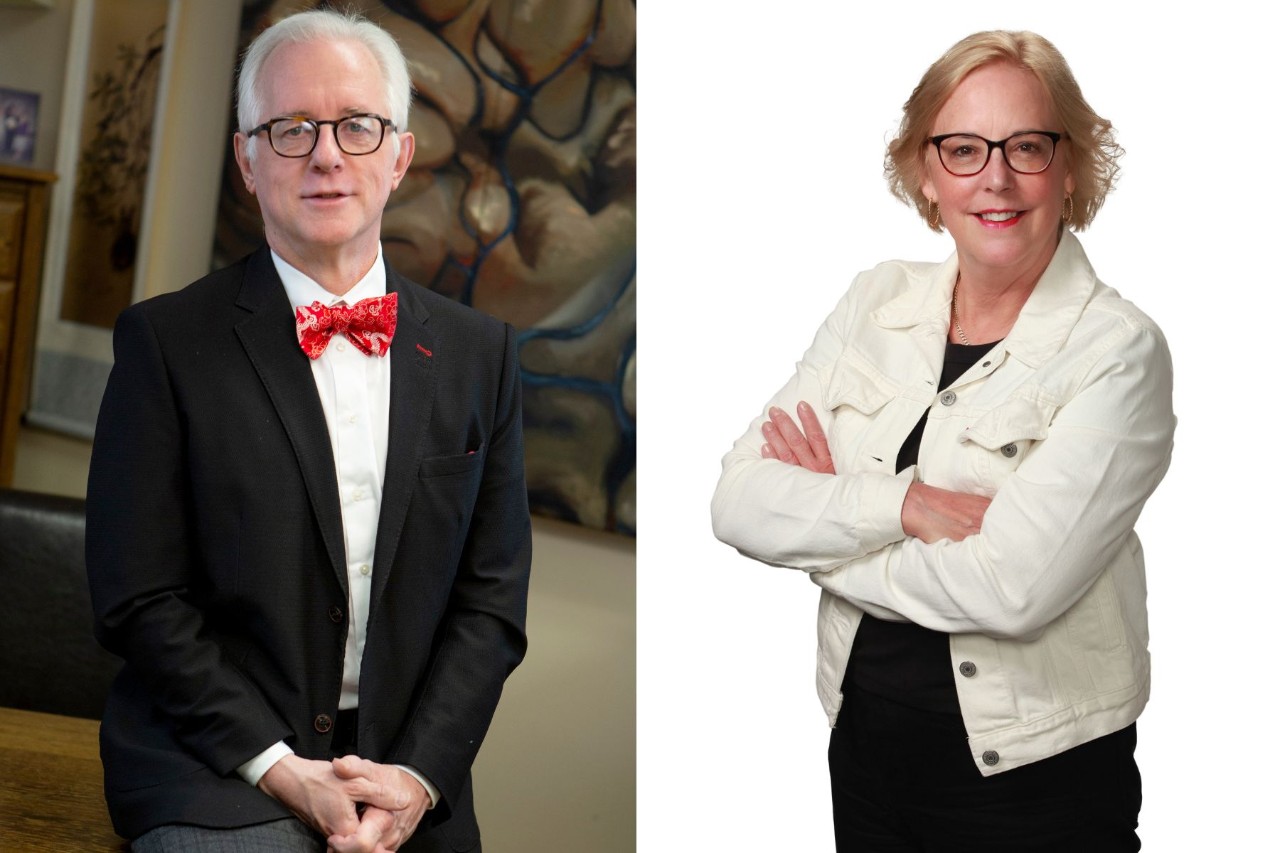 Portraits of Ken Rockwood and Susan Howlett