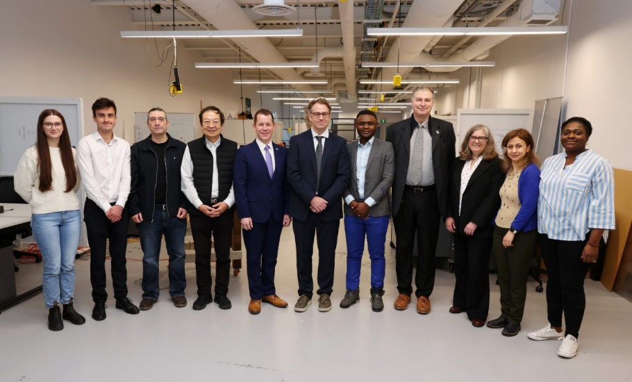 Dalhousie Faculty & Students with Honorable Colton LeBlanc, Minister of Growth and Development