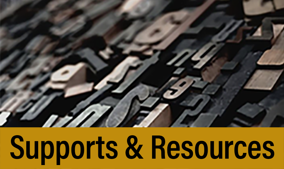Supports and Resources: Online and blended teaching and technology services, resources, timesavers, templates, and policies are available to faculty to support course instruction.