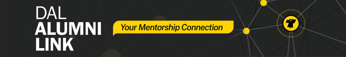 Dal Alumni Link - Your mentorship connection Dal Alumni Link wordmark